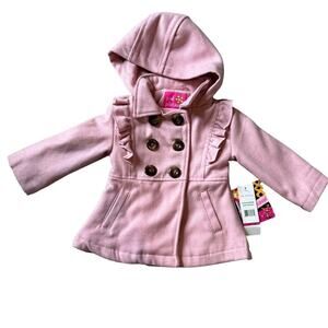 NEW!! Pink Platinum girls size 12 mos, dress coat/jacket